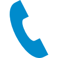blue telephone icon